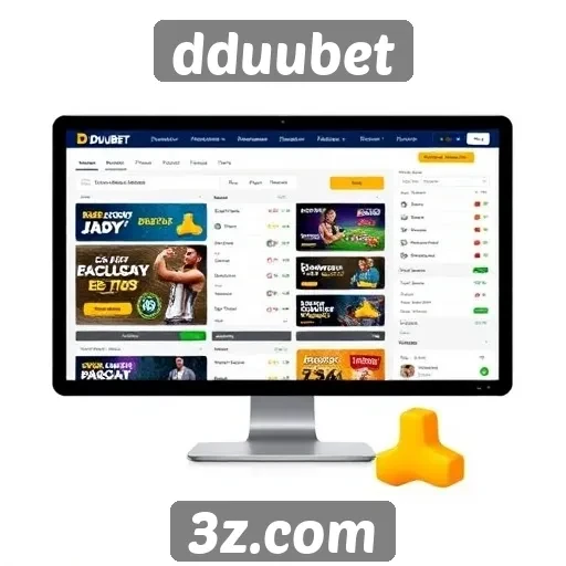 Análise da interface do site dduubet