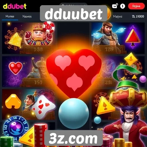 Variedade de jogos oferecidos por dduubet